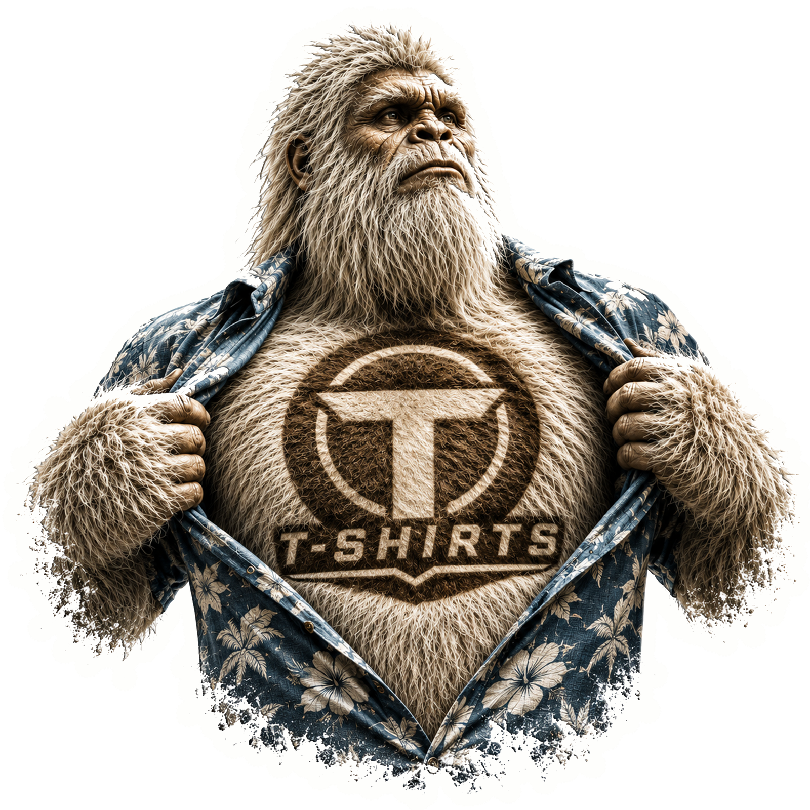 Bigfoot T-shirt illustration design